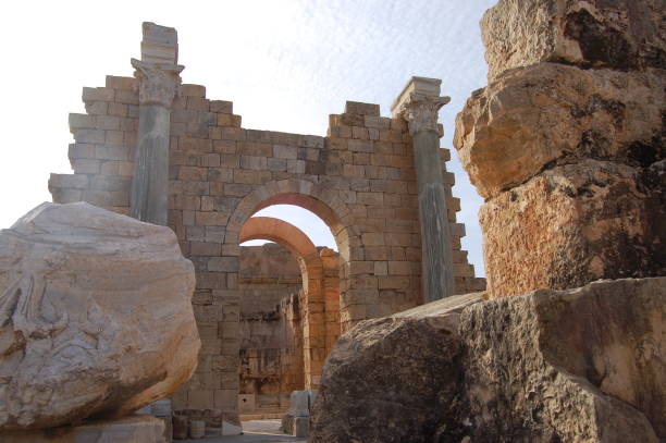 istock Ancient ruins of Leptis Magna in Libya 1255017165