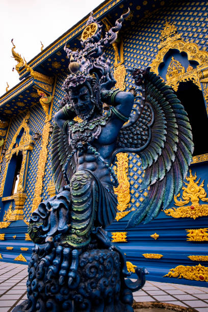 istock Wat Rong Suea Ten, The Blue Temple 1255018609