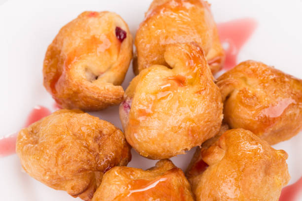 istock Croissants or crescent rolls on a plate. 1255028160