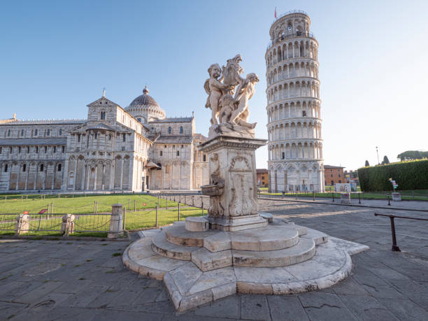 istock Leaning tower of Pisa Italy 1255030628