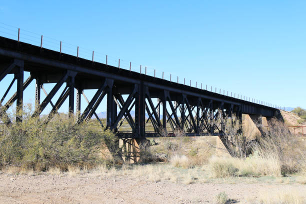 istock tall railway bridge desert gorge blue sky 1255031153