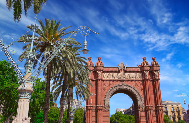 istock The Arc de Triomf in Barcelona, Spain 1255031864