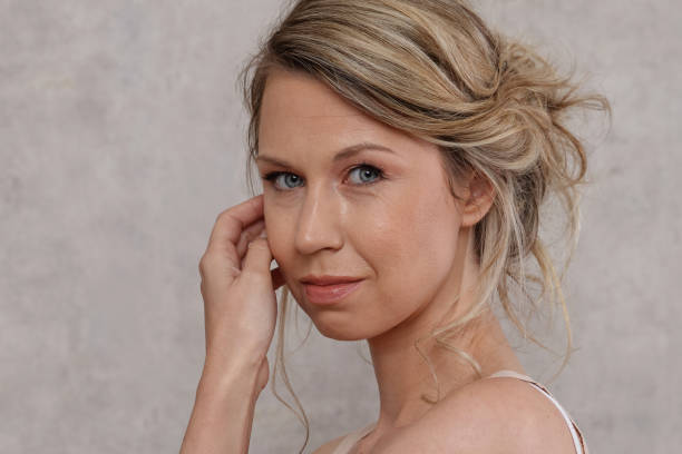 istock First Wrinkles and Anti Aging Concept 1255033713