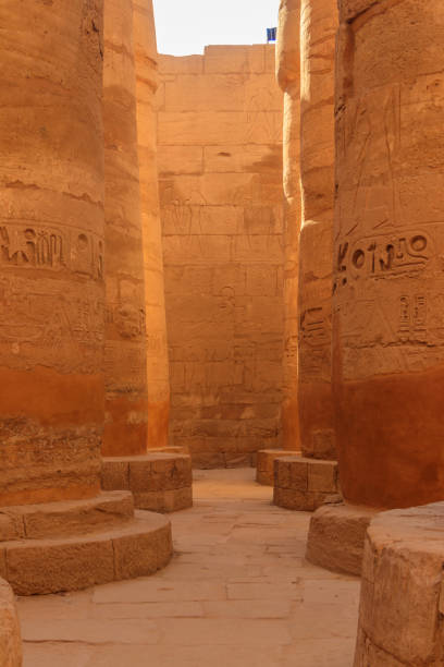 istock Great Hypostyle Hall in Karnak temple complex in Luxor, Egypt 1255039893