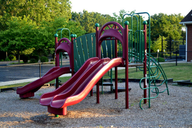 istock A Colorful Playground Outdoors 1255044731