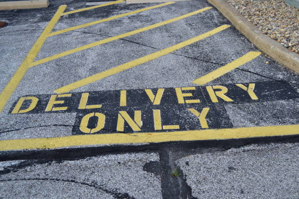 istock Delivery Only Road Signage 1255045936