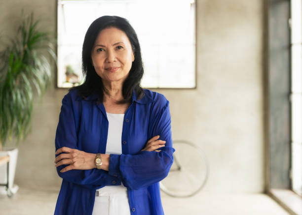 Entrepreneur portrait Portrait of a female entrepreneur. asian culture stock pictures, royalty-free photos & images