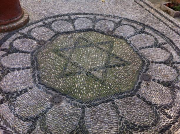 Star of David Mosaic Floor