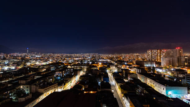 istock Streets of Providencia at night 1255065691