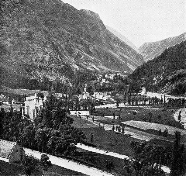 istock Aure Valley in the Pyrenees Mountains in France - 19th Century 1255066946