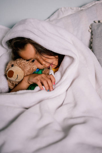 istock Young Sick Girl 1255067088