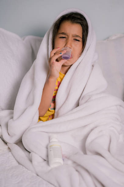 istock Young Sick Girl 1255067093