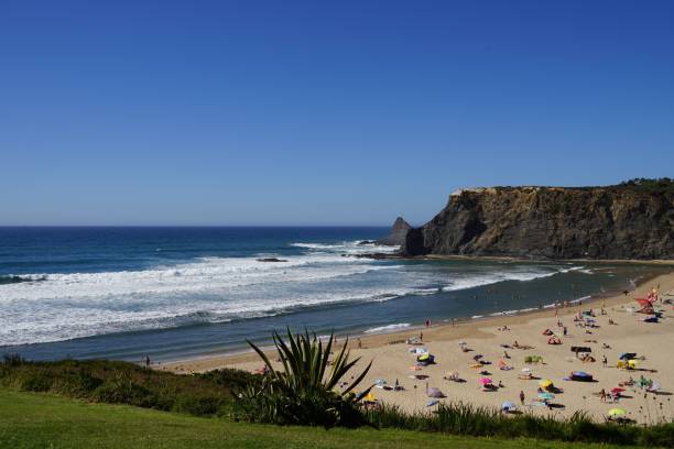 istock Amoreira beach with cliff in Portugal 1255073536