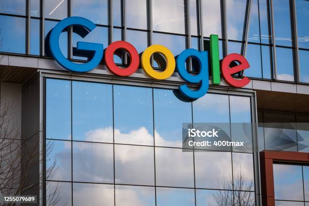 Google Cloud Stock Photo - Download Image Now - Google - Brand-name, Logo, Advertisement