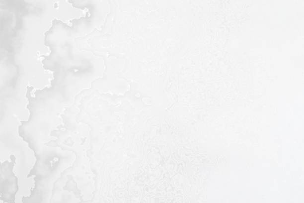 istock Monochromatic wavy and cloudy layout on solid sheet of wallpaper 1255089039