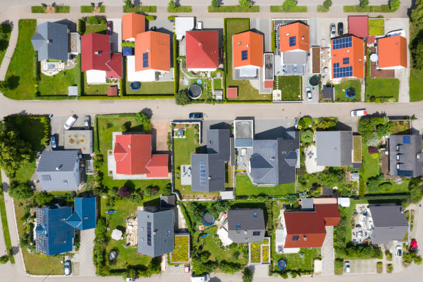 istock Aerial View of Housing Development 1255099038