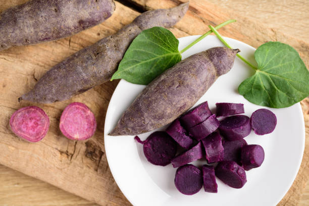 900+ Purple Potato Top View Stock Photos, Pictures & Royalty-Free ...