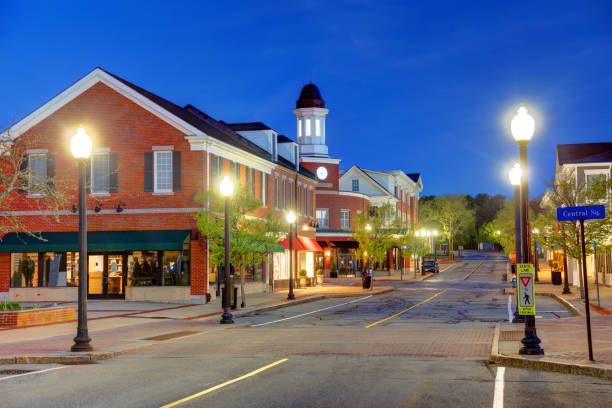 mashpee commons em cape cod - commons - fotografias e filmes do acervo