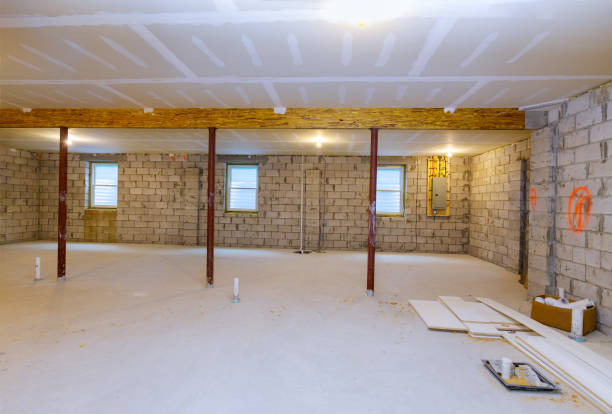 istock New residential construction home framing with basement view 1255107966