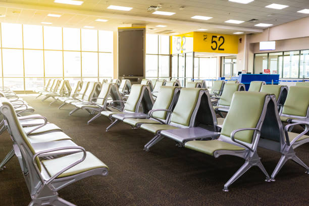 istock Empty terminal at the airport in Thailand 1255115611