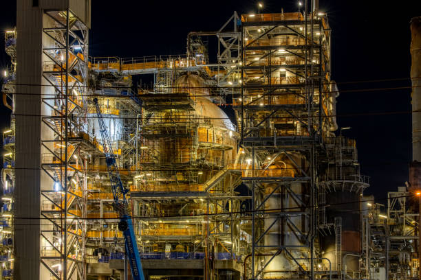 istock Petrochemical distillation tank 1255121923