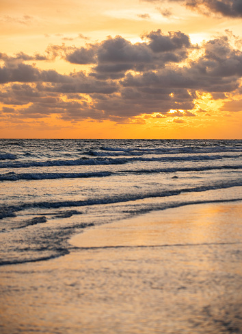 Sunset beach in Florida