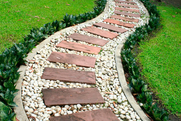 istock green grass and stone walkway in the park 1255132945
