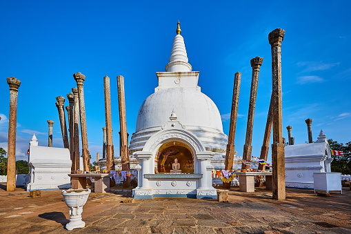 Thuparamaya is the first Buddhist temple in Sri Lanka.Tourist Destination in Anuradhapura.