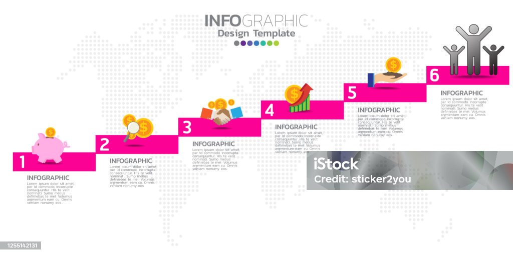 Timeline Graph Options Timeline Chart Infographic Template With Arrows Options Stock ...