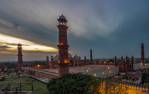 royal mosque of mughals Lahore ,Pakistan