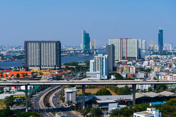 istock Bangkok city view and road, Thailand 1255149610