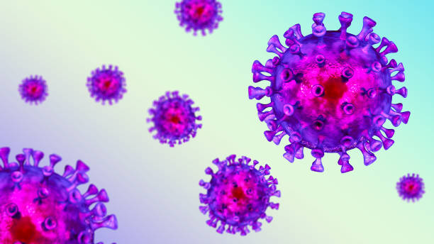 istock Coronavirus COVID-19 3d illustration , coronaviruses influenza background  as dangerous flu strain cases as a pandemic medical health risk concept with disease cells, It is the enemy of all mankind 1255154599