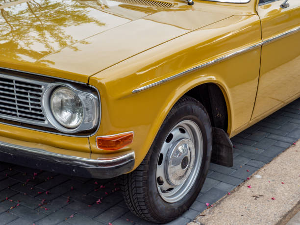 istock Old car vintage retro past time 1255159100