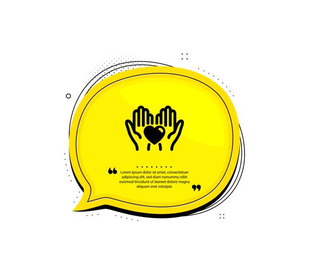 istock Hold heart icon. Friends love sign. Friendship hand. Vector 1255167460