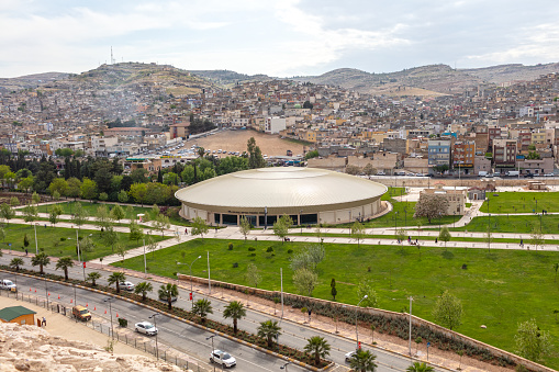 Sanliurfa, Turkey, April 11, 2018 : Panoramic view of Sanliurfa City