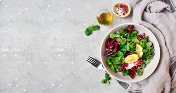 istock Green Vegan salad 1255172272