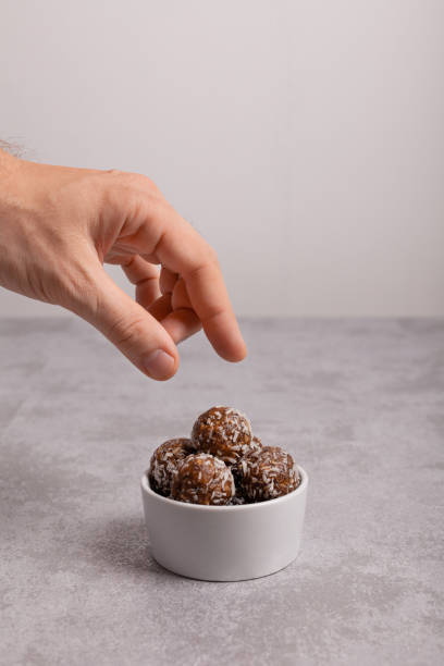 istock Homemade raw candy on the background 1255180518