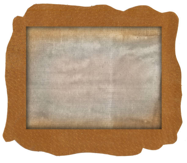 istock Natural leather texture with old photo paper texture background 1255181670