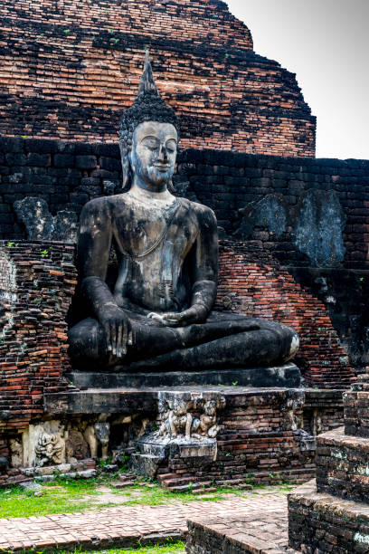 istock Temple in the Park of Sukhothai 1255186052