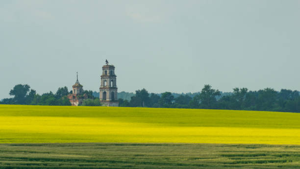 istock abandoned Church in the field 1255186489