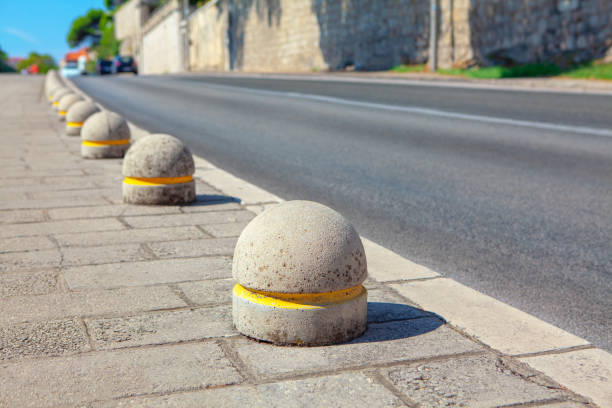 istock Anti Parking Concrete Spheres 1255188602