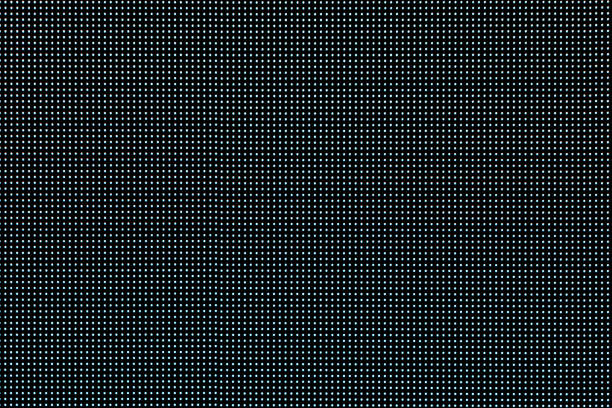 istock LCD screen closeup image, macro of RGB pixels 1255194672