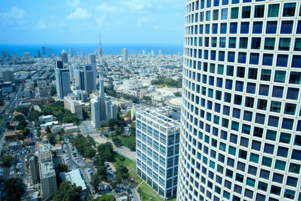 istock Aerial view of Tel Aviv 1255196314