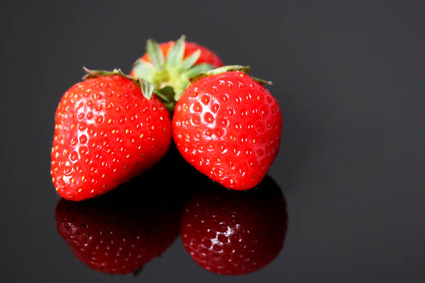 Red ripe strawberry