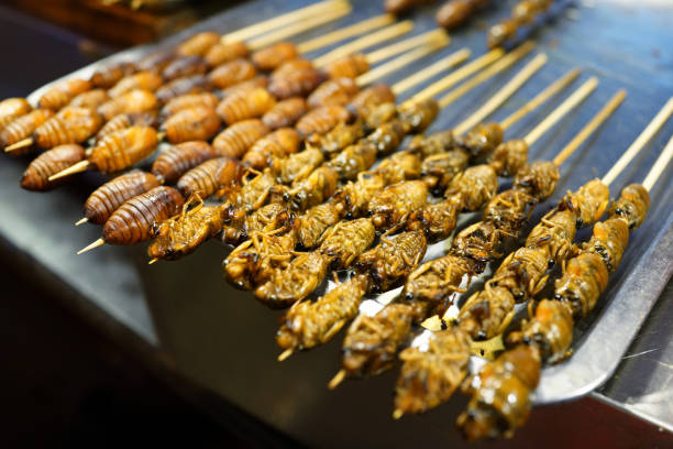 istock Cicadas, Beijing Street Food 1255206753