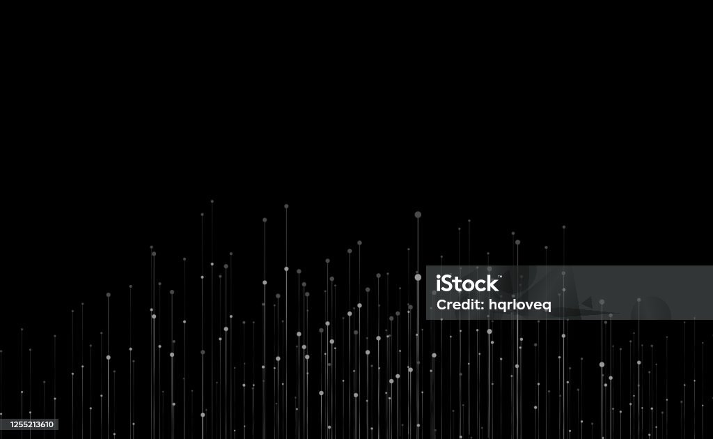 Line Technology Particles Dotted Line Emitting Particle Lines Internet Technology Big Data ...
