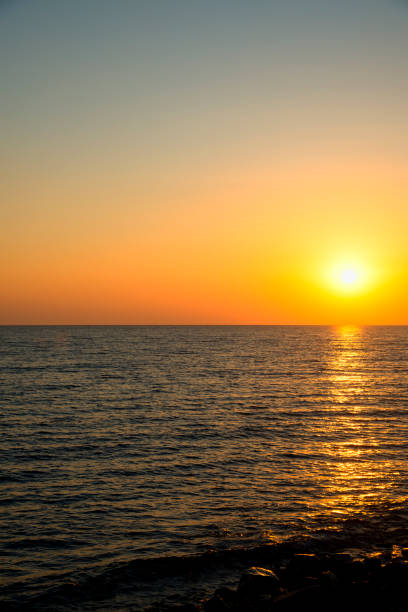 istock Sunset on the Black sea 1255217062