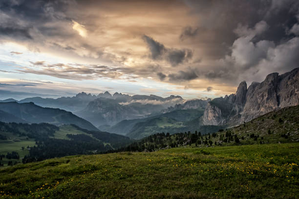 istock Landscape in the italian Dolomites 1255226633