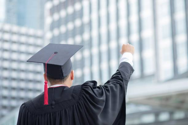 istock Congratulate the graduate at the university 1255228757
