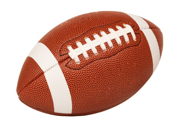 istock American football on white background 1255229503